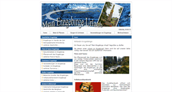 Desktop Screenshot of mein-erzgebirge-urlaub.com
