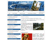 Tablet Screenshot of mein-erzgebirge-urlaub.com
